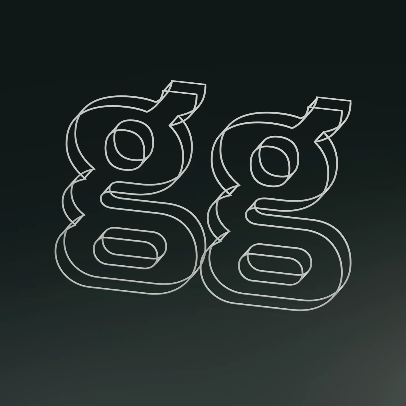 The GG drawn as a wire outline.